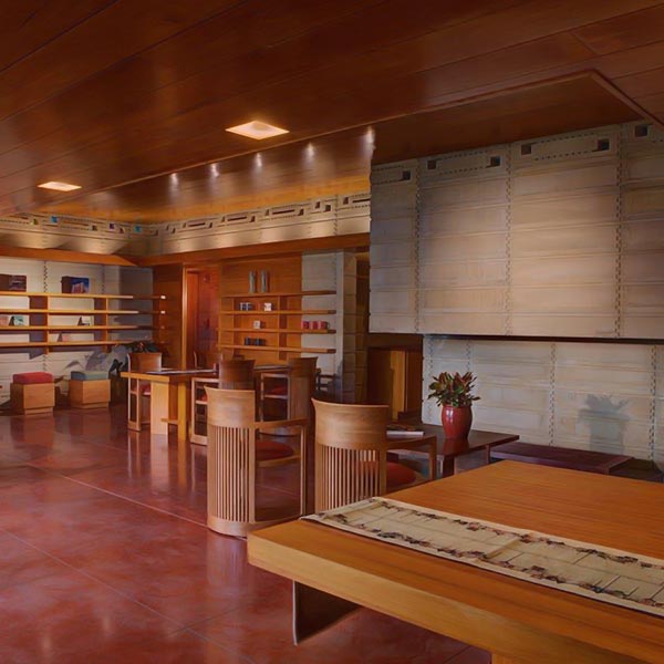 Usonian House interior Usonian House interior