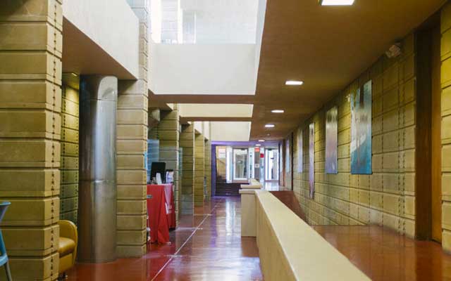 polk science building interior